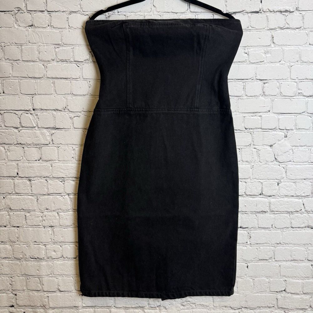 LAUREN Ralph Lauren Women's Denim Dress Strapless Tube Size 10/MEDIUM